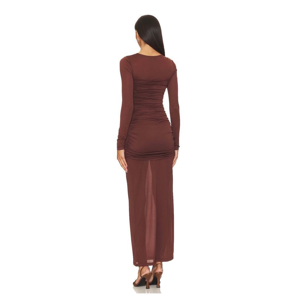 NWD L’Acadamie Alma Dress in Brown size XS - Picture 3 of 7